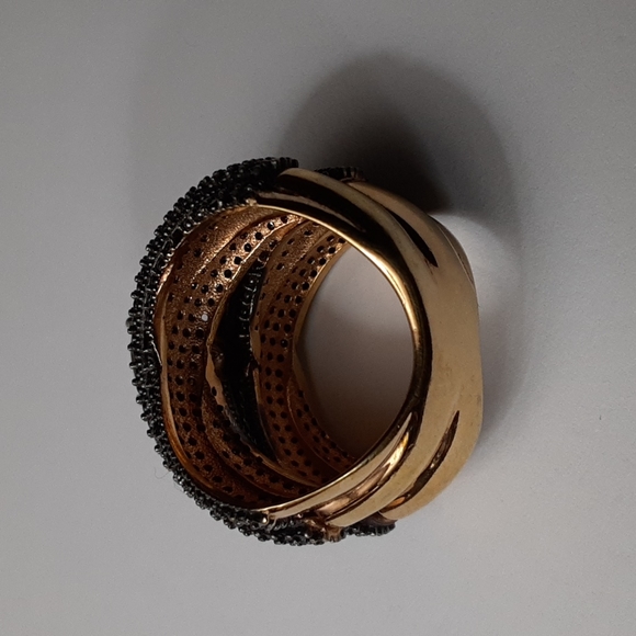 925 Genuine Madeira Citrine and Natural Black Spinel. PRICE IS FIRM. - Picture 8 of 16